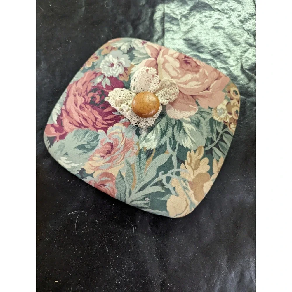 Longaberger 1993 small‎ berry basket 11304 lining plastic Heart of design lid